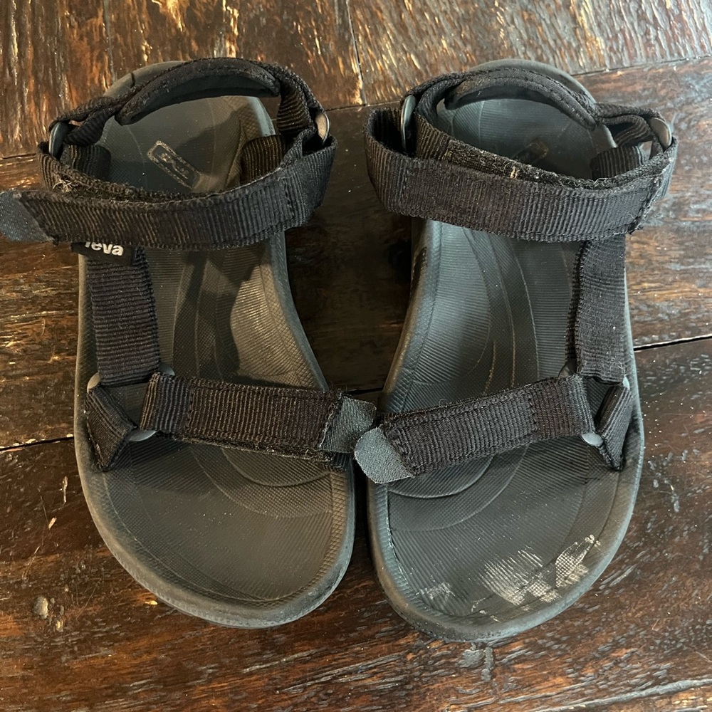 Teva Kids Black Adventure Sandals